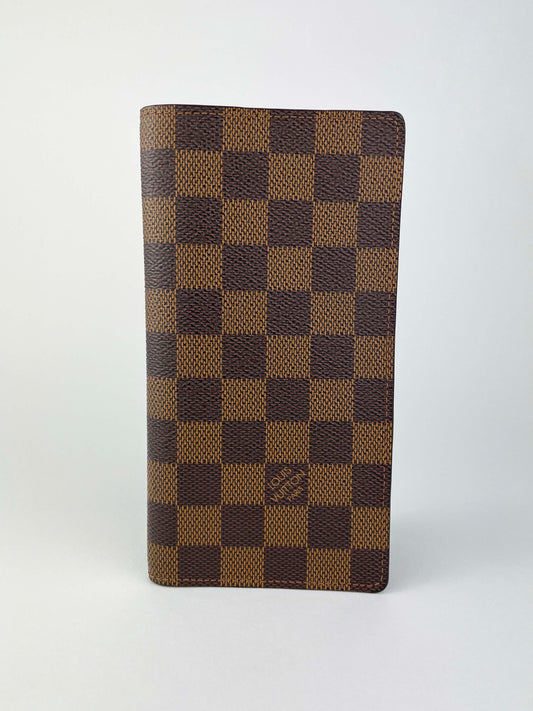 Porte-Valeur Geldbörse - Damier Ebene Canvas