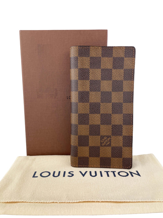 Porte-Valeur Geldbörse - Damier Ebene Canvas