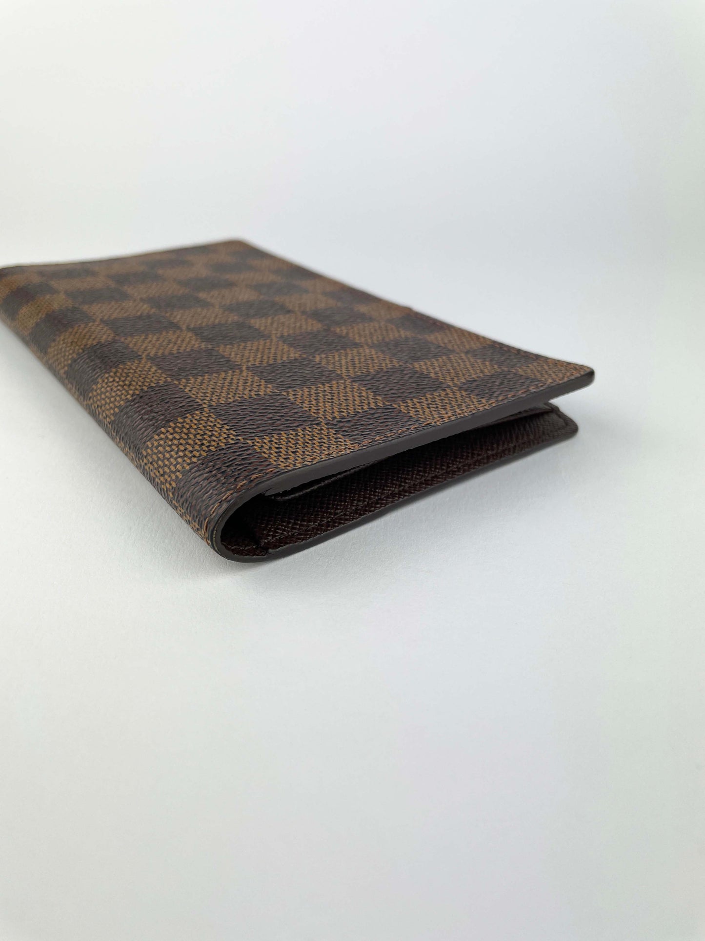 Porte-Valeur Geldbörse - Damier Ebene Canvas