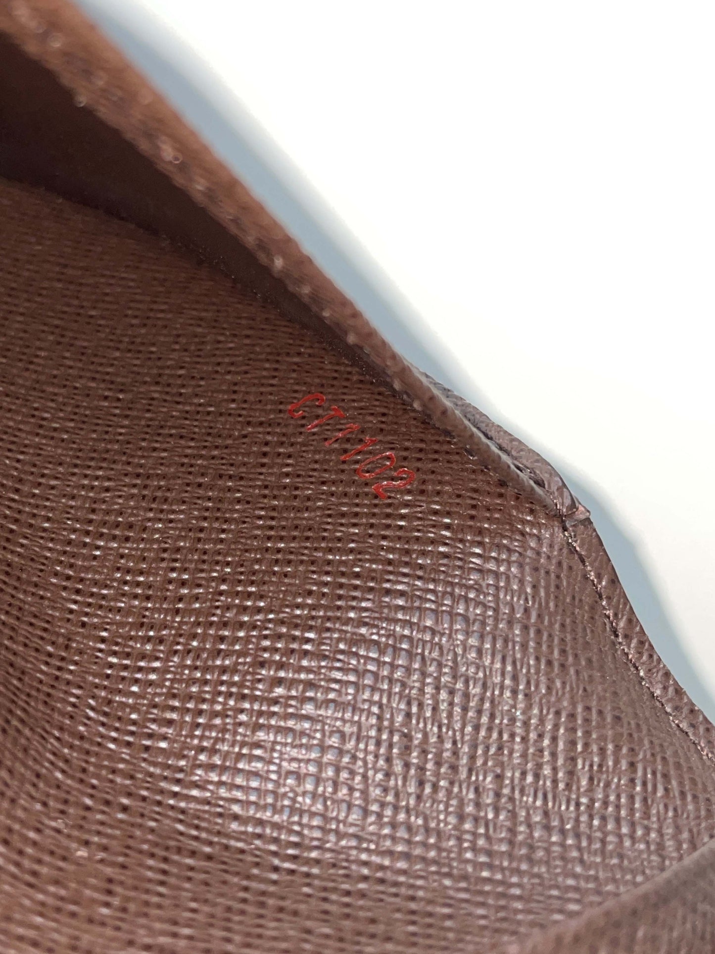 Porte-Valeur Geldbörse - Damier Ebene Canvas