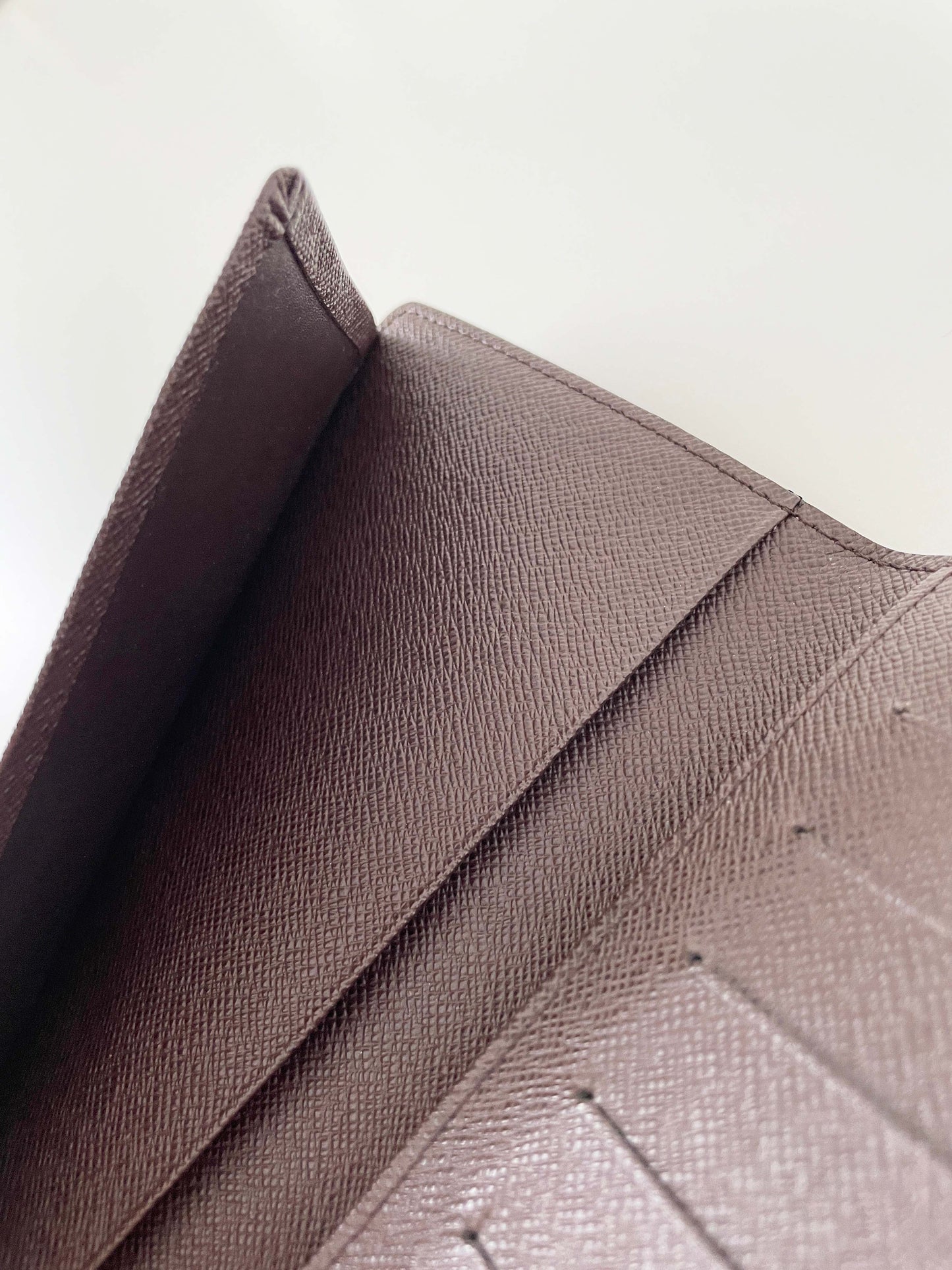 Porte-Valeur Geldbörse - Damier Ebene Canvas