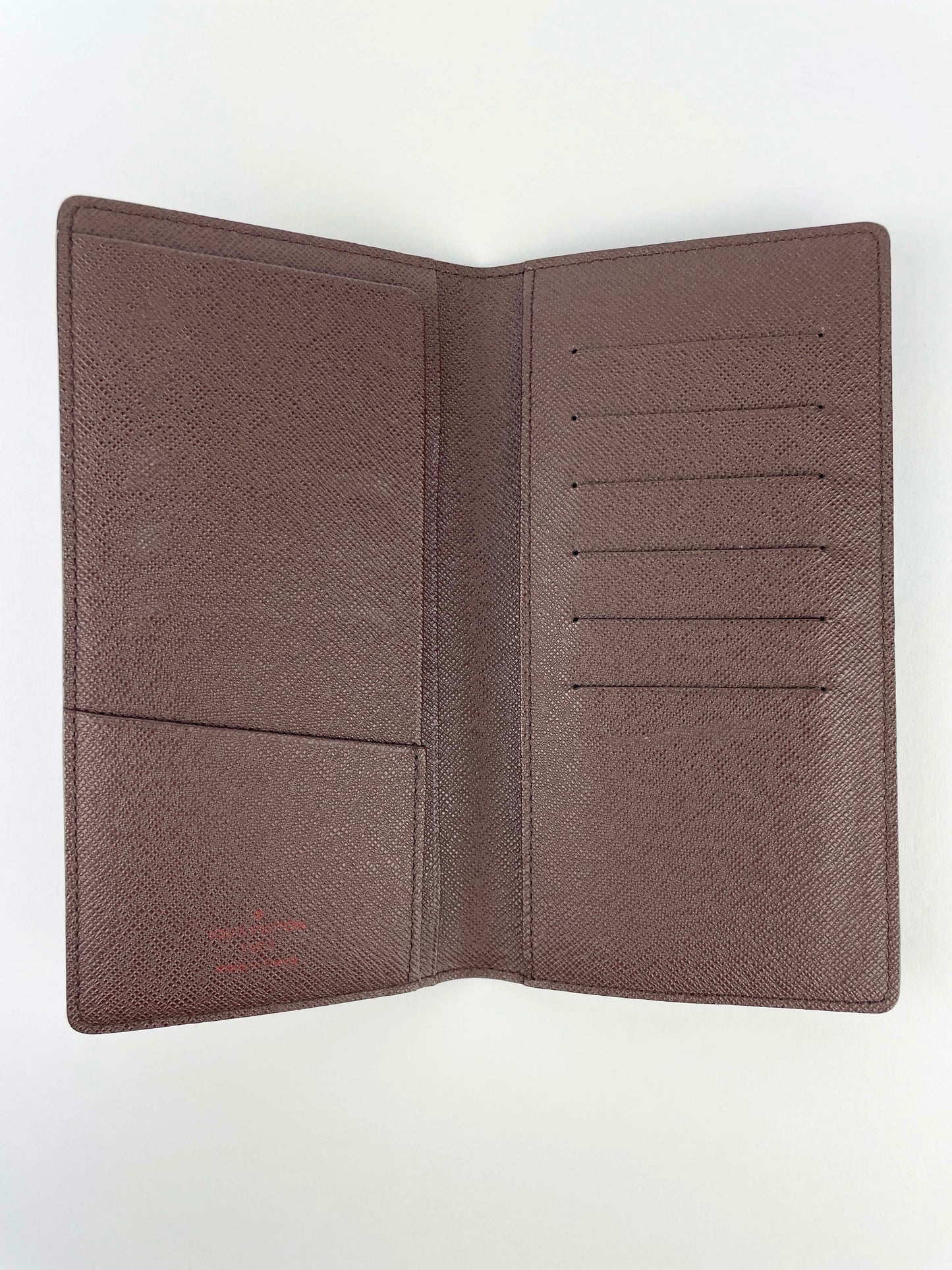Porte-Valeur Geldbörse - Damier Ebene Canvas