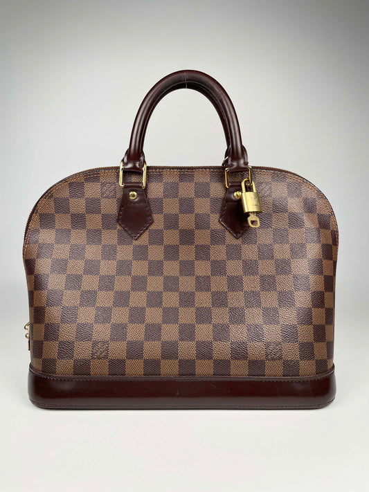 Alma PM - Damier Ebene Canvas