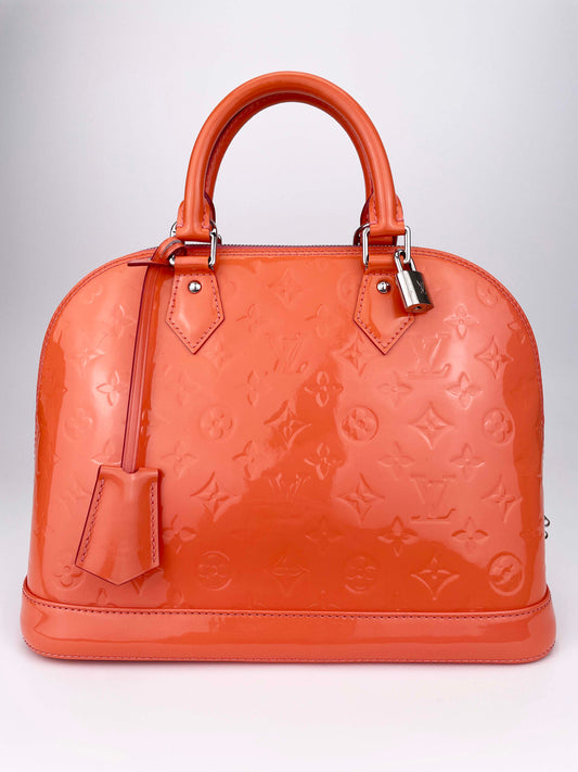 Alma PM Coral - Monogram Vernis