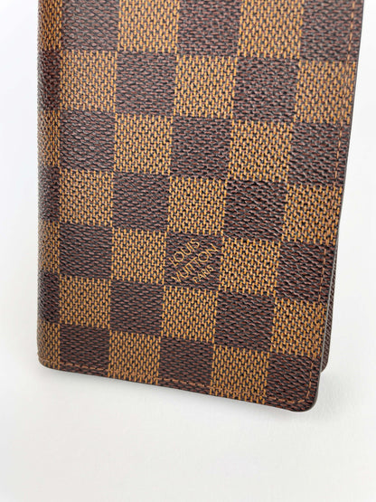 Porte-Valeur Geldbörse - Damier Ebene Canvas