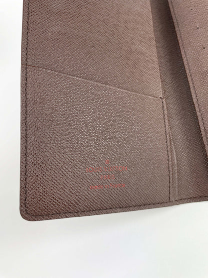 Porte-Valeur Geldbörse - Damier Ebene Canvas