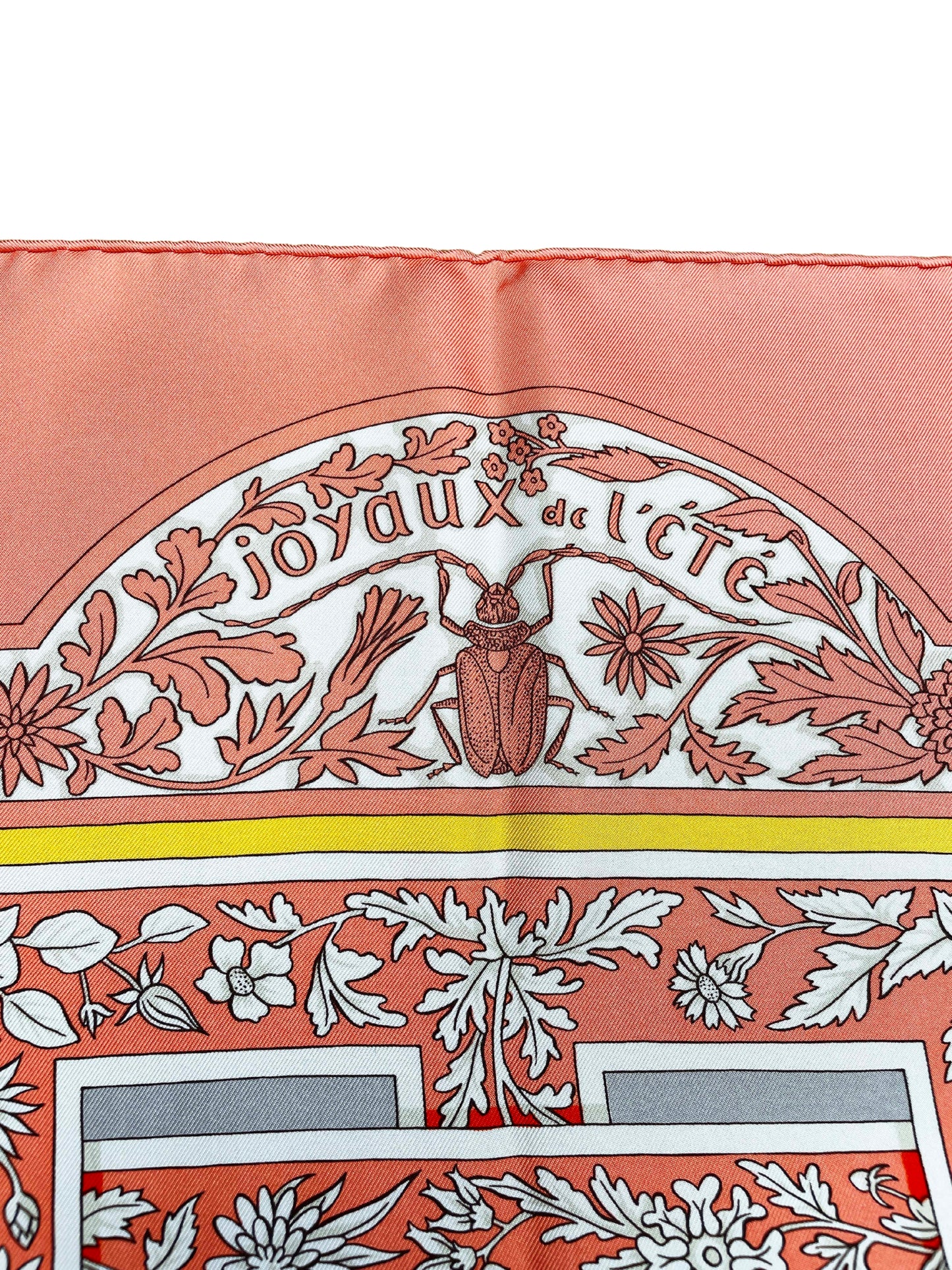 Seidentuch Carré 90 "Joyaux de l’Été" - Jacquelot