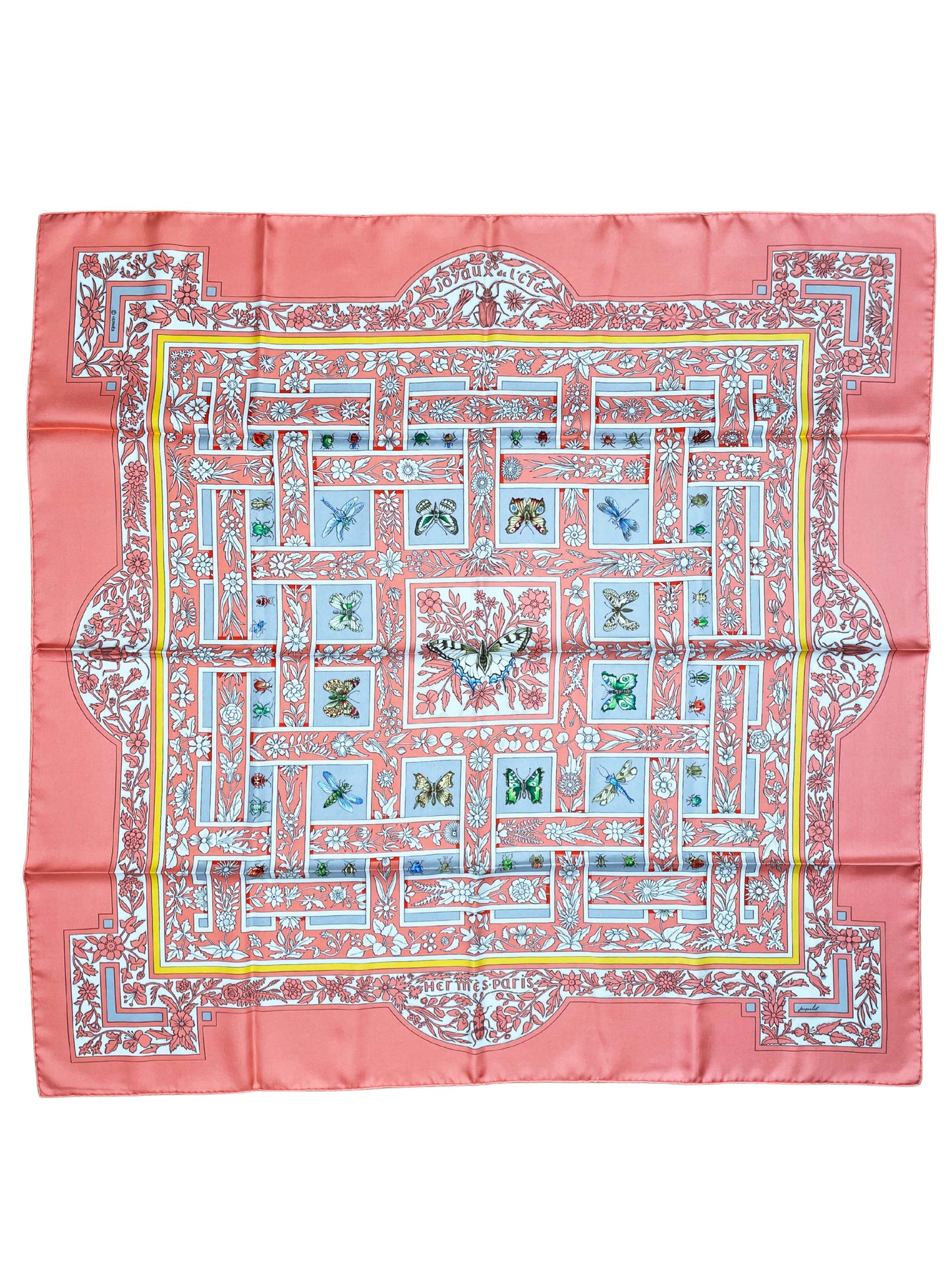 Seidentuch Carré 90 "Joyaux de l’Été" - Jacquelot