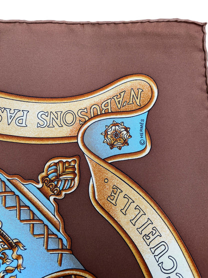 Seidentuch Carré 90 "Europe" - J. Metz