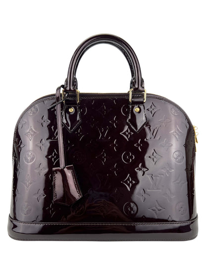 Alma PM Amarante - Monogram Vernis