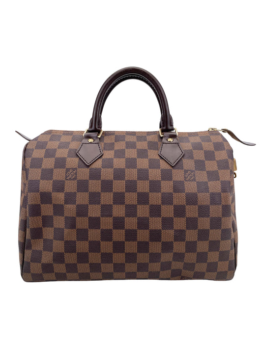 Speedy 30 - Damier Ebene Canvas