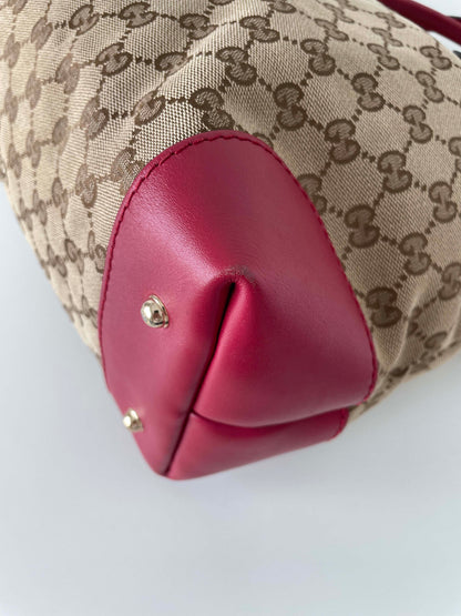 Handtasche 2way Heart Bit Charm - GG Canvas