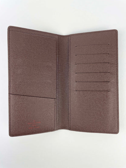 Porte-Valeur Geldbörse - Damier Ebene Canvas