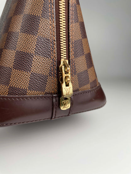 Alma PM - Damier Ebene Canvas