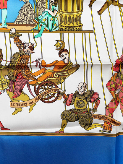 Seidentuch Carré 90 "Le Temps des Marionnettes"