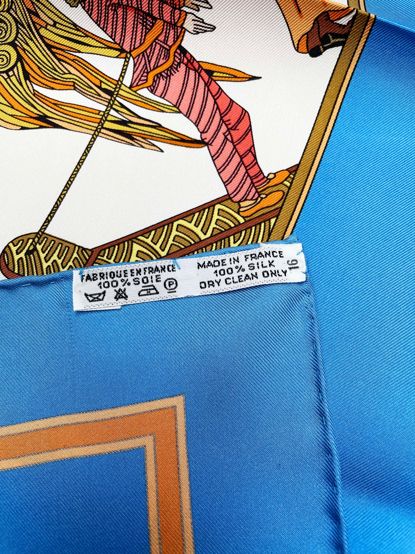 Seidentuch Carré 90 "Le Temps des Marionnettes"