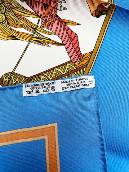 Seidentuch Carré 90 "Le Temps des Marionnettes"