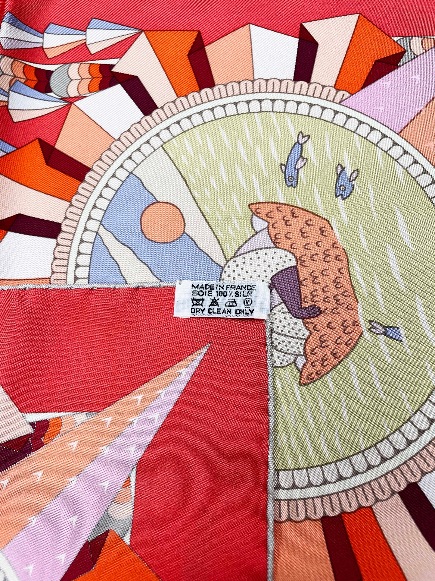 Seidentuch Carré 90 "L'Ombrelle Magique" - Pierre Marie