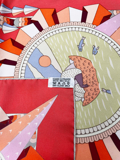 Seidentuch Carré 90 "L'Ombrelle Magique" - Pierre Marie