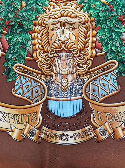 Seidentuch Carré 90 "Europe" - J. Metz