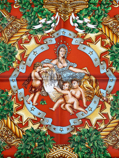 Seidentuch Carré 90 "Europe" - J. Metz