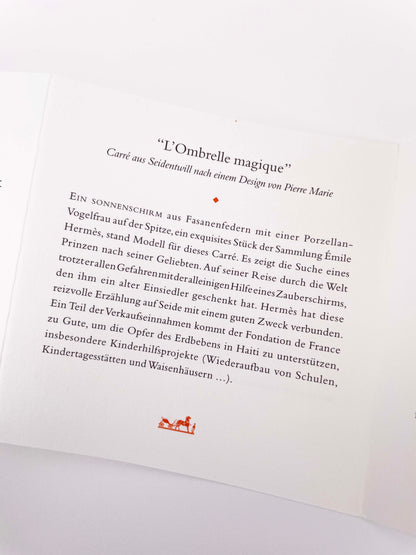 Seidentuch Carré 90 "L'Ombrelle Magique" - Pierre Marie