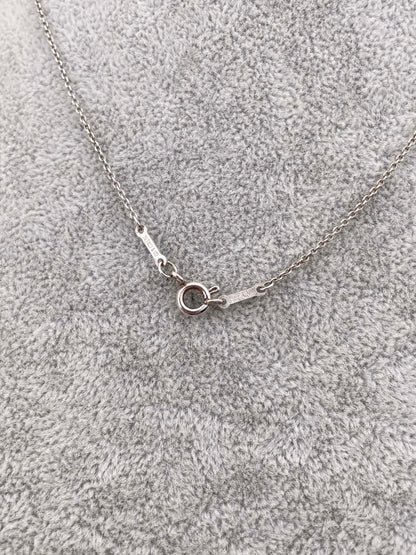 Signature Kreuz Anhänger mit Kette - 925 Sterling Silber & 18K / 750er Gelbgold