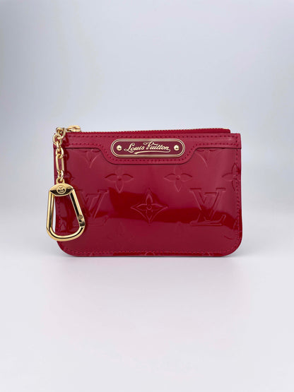 Clés Pochette Pomme d'Amour Schlüssel- Münzetui - Monogram Vernis