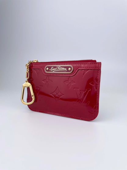 Clés Pochette Pomme d'Amour Schlüssel- Münzetui - Monogram Vernis