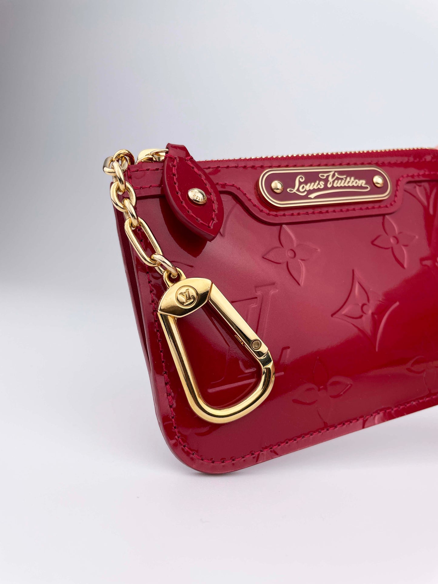 Clés Pochette Pomme d'Amour Schlüssel- Münzetui - Monogram Vernis