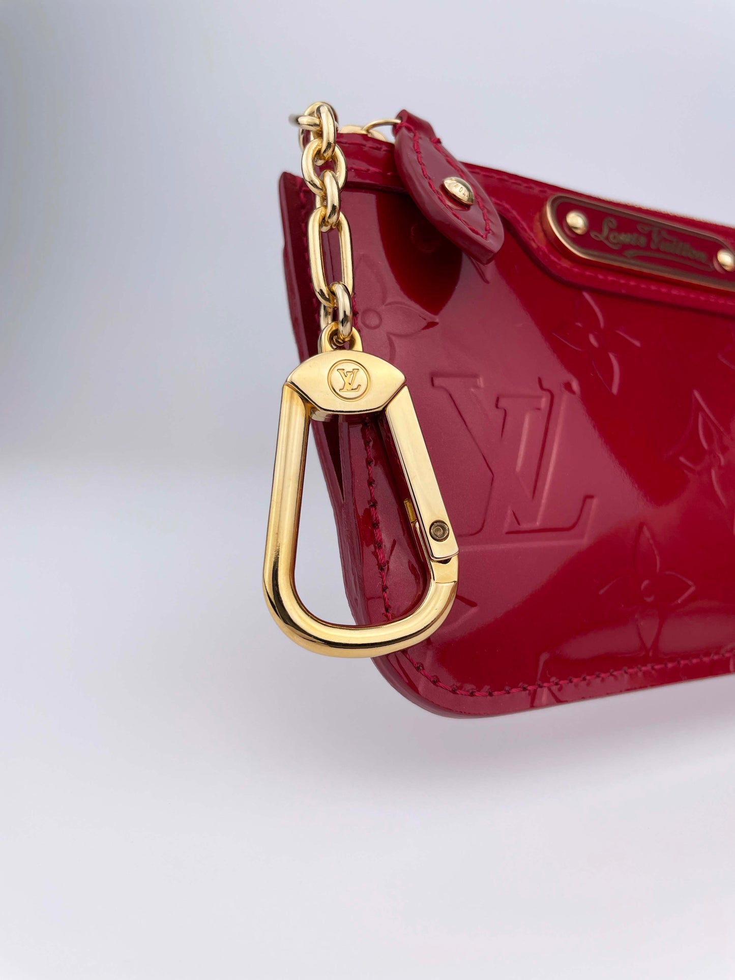 Clés Pochette Pomme d'Amour Schlüssel- Münzetui - Monogram Vernis