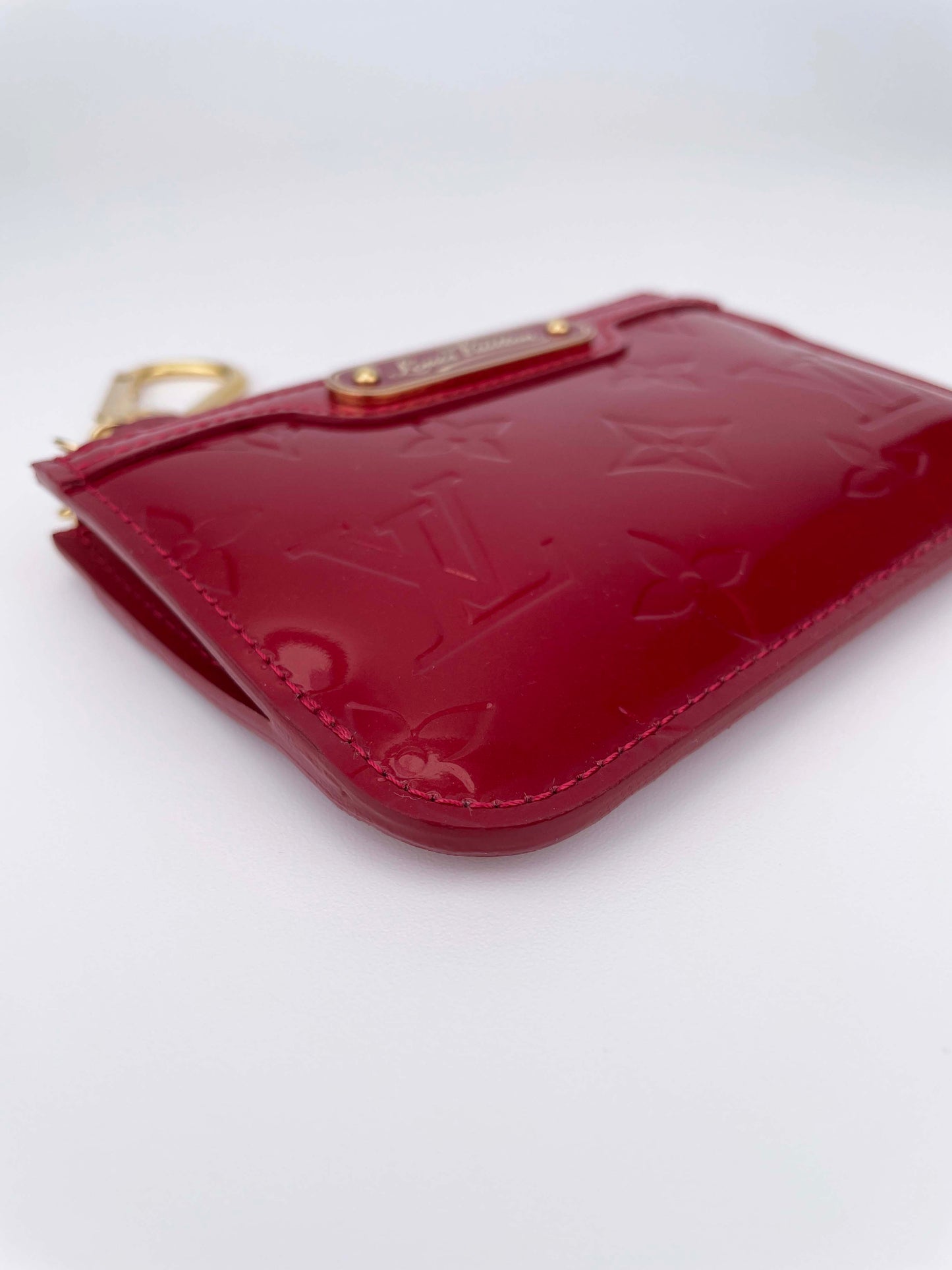 Clés Pochette Pomme d'Amour Schlüssel- Münzetui - Monogram Vernis