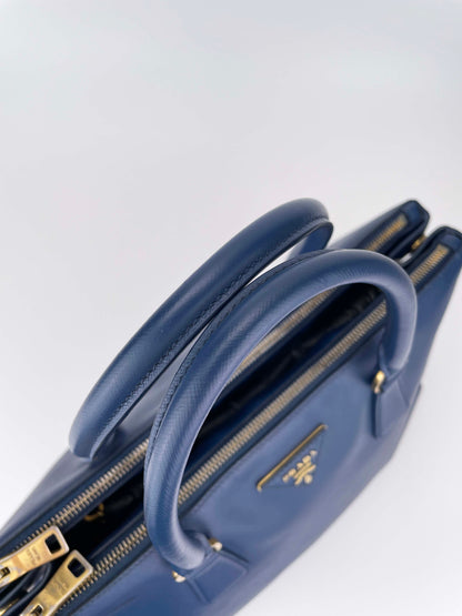 Galleria Double Zip - Saffiano Leder