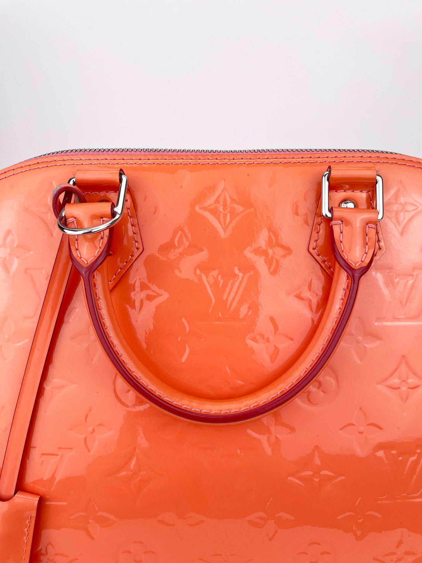 Alma PM Coral - Monogram Vernis