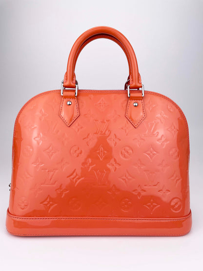 Alma PM Coral - Monogram Vernis