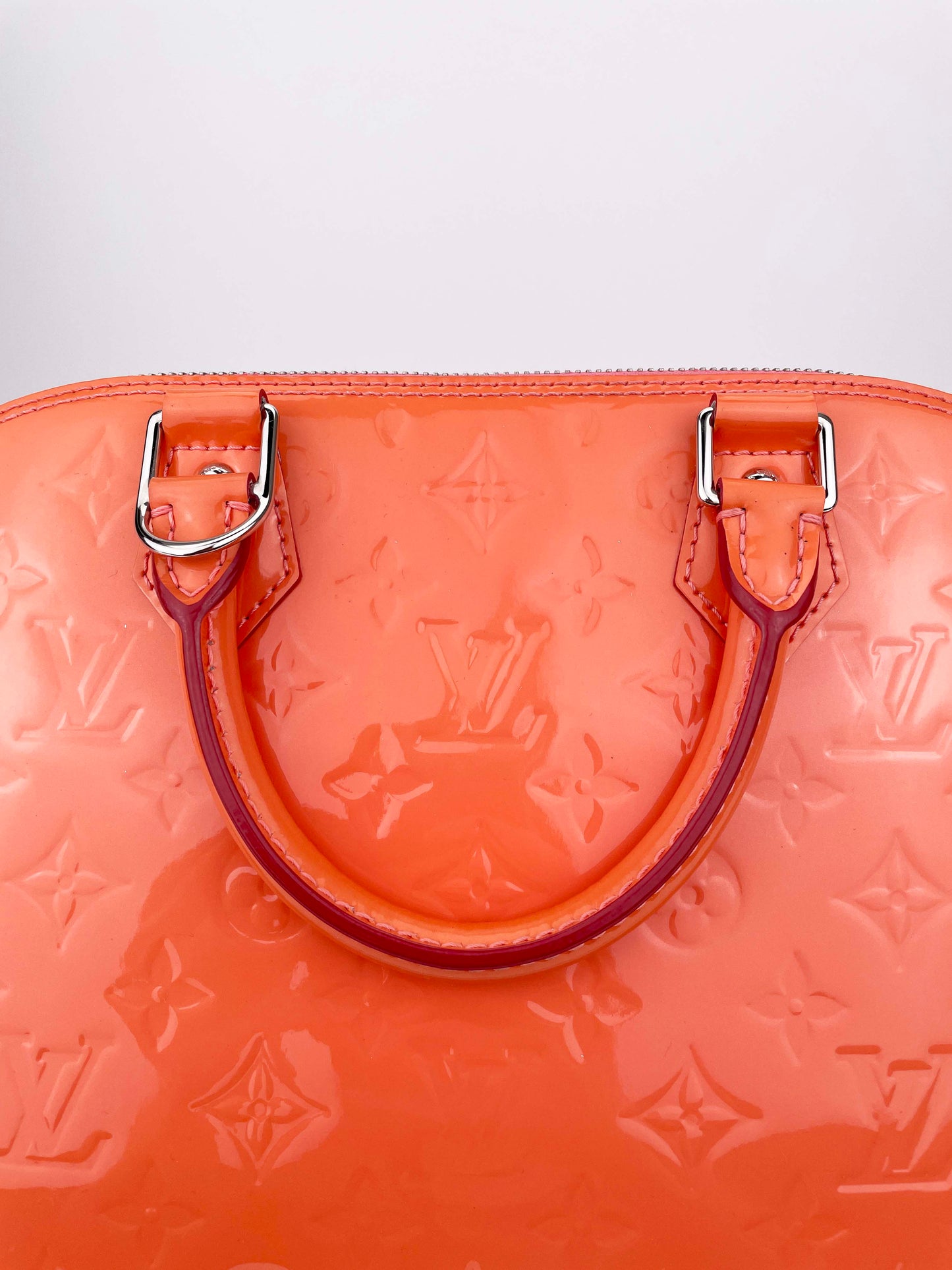 Alma PM Coral - Monogram Vernis