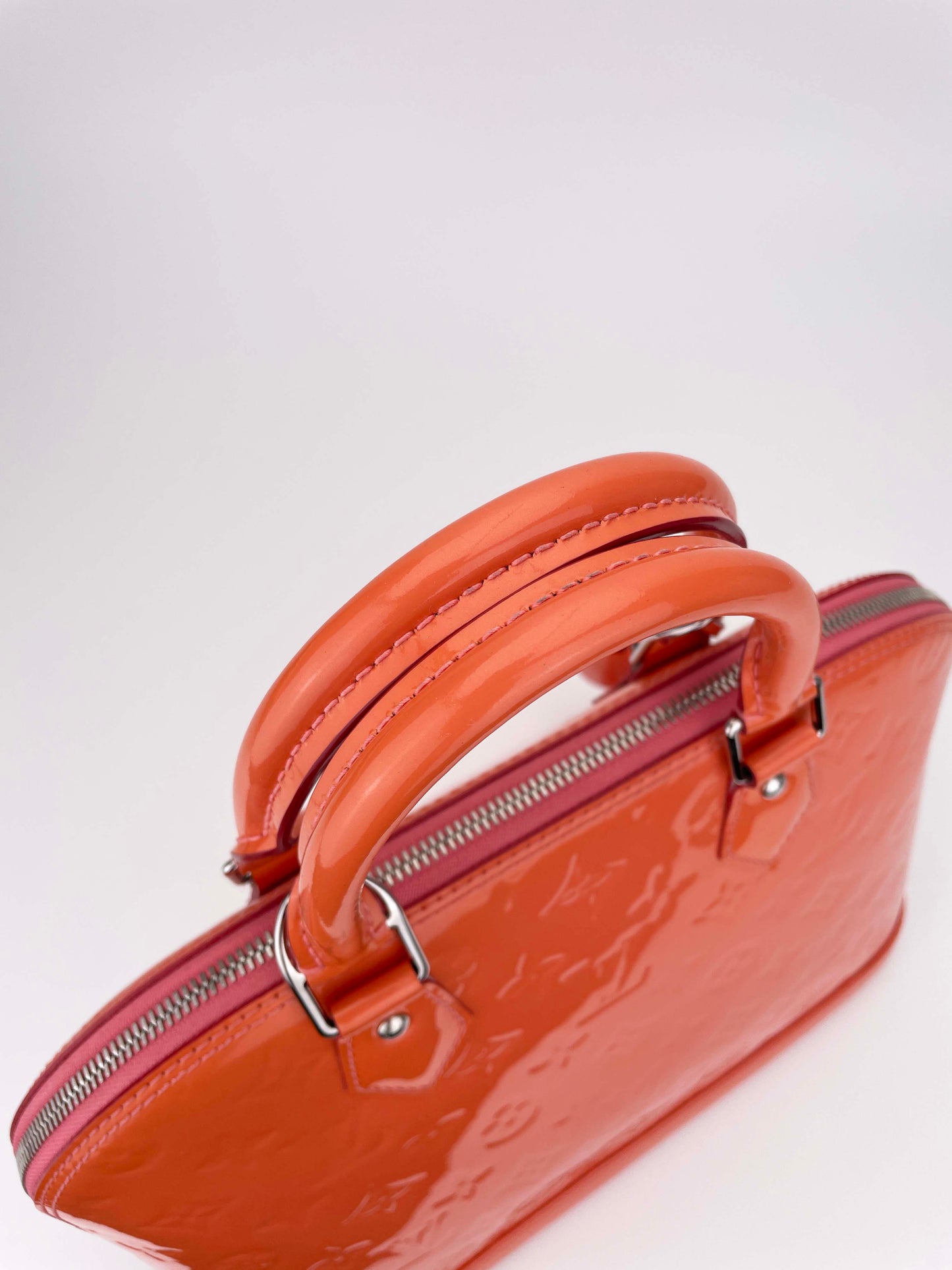 Alma PM Coral - Monogram Vernis