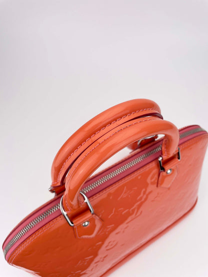 Alma PM Coral - Monogram Vernis