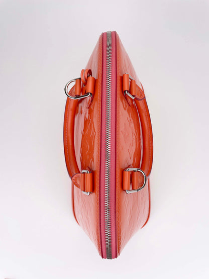 Alma PM Coral - Monogram Vernis