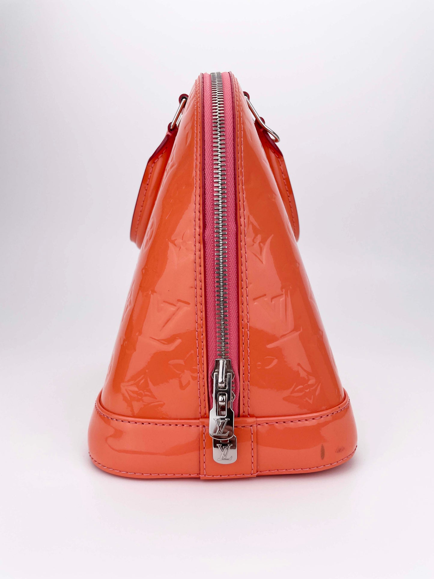 Alma PM Coral - Monogram Vernis