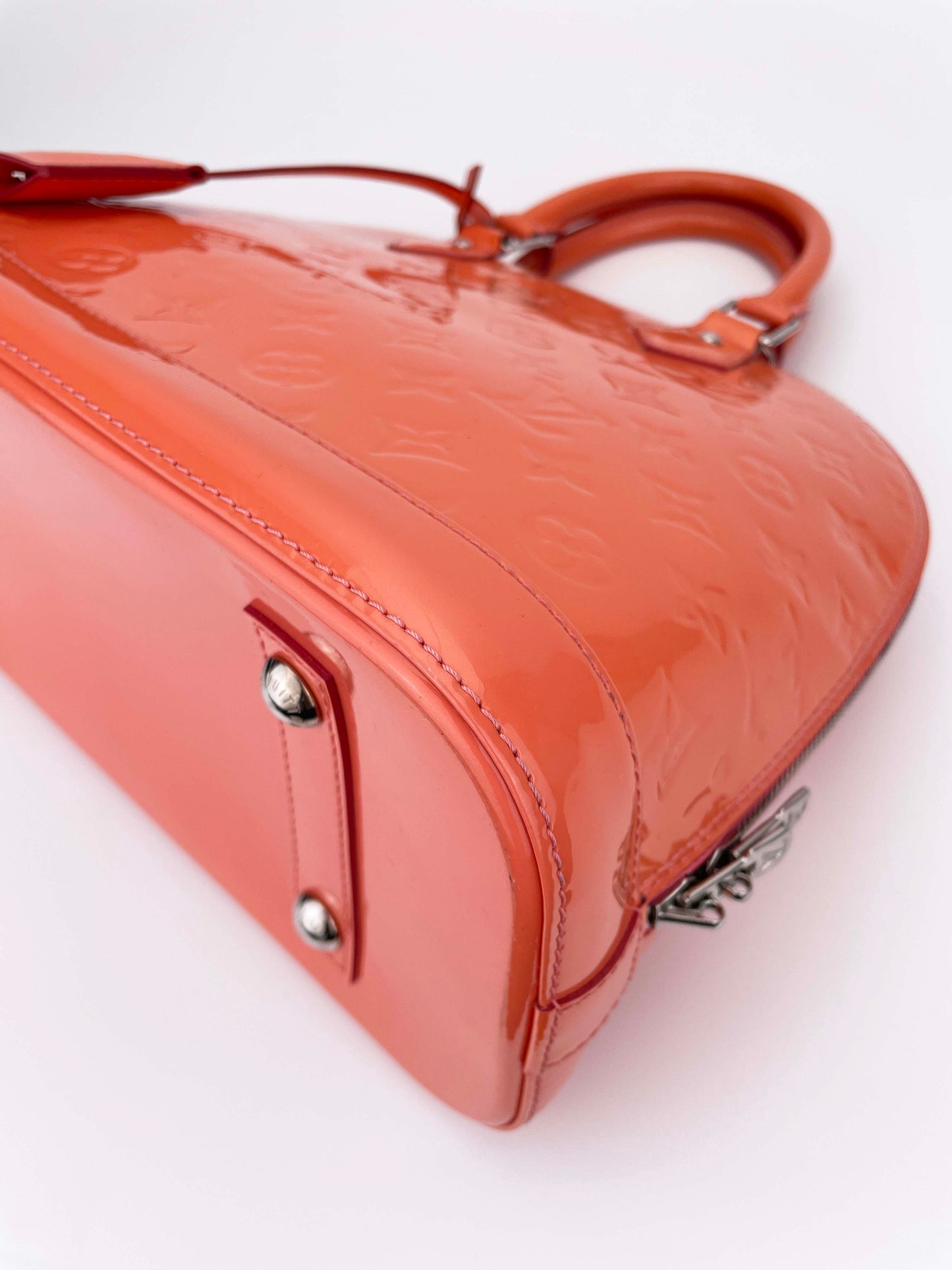 Alma PM Coral - Monogram Vernis