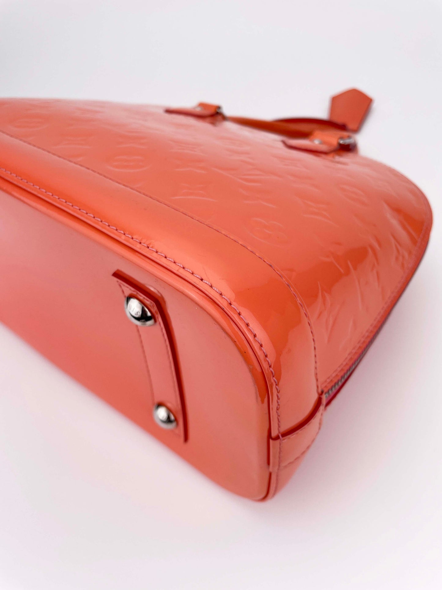 Alma PM Coral - Monogram Vernis