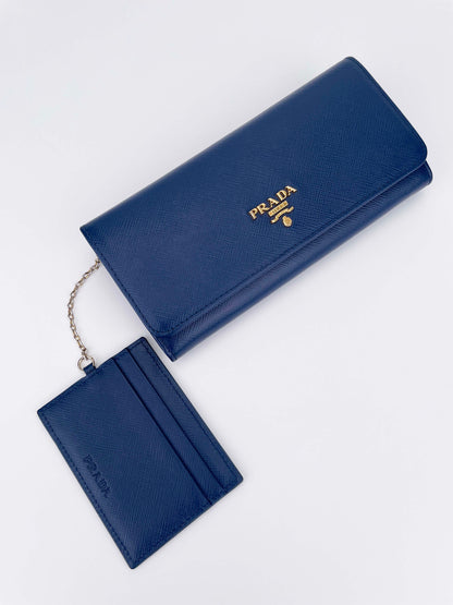 Portafoglio Lampo Metal Baltico Lange Geldbörse - Saffiano Leder