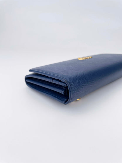 Portafoglio Lampo Metal Baltico Lange Geldbörse - Saffiano Leder