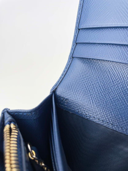 Portafoglio Lampo Metal Baltico Lange Geldbörse - Saffiano Leder