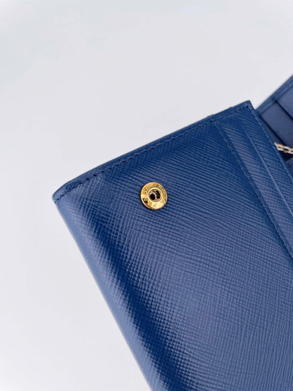 Portafoglio Lampo Metal Baltico Lange Geldbörse - Saffiano Leder