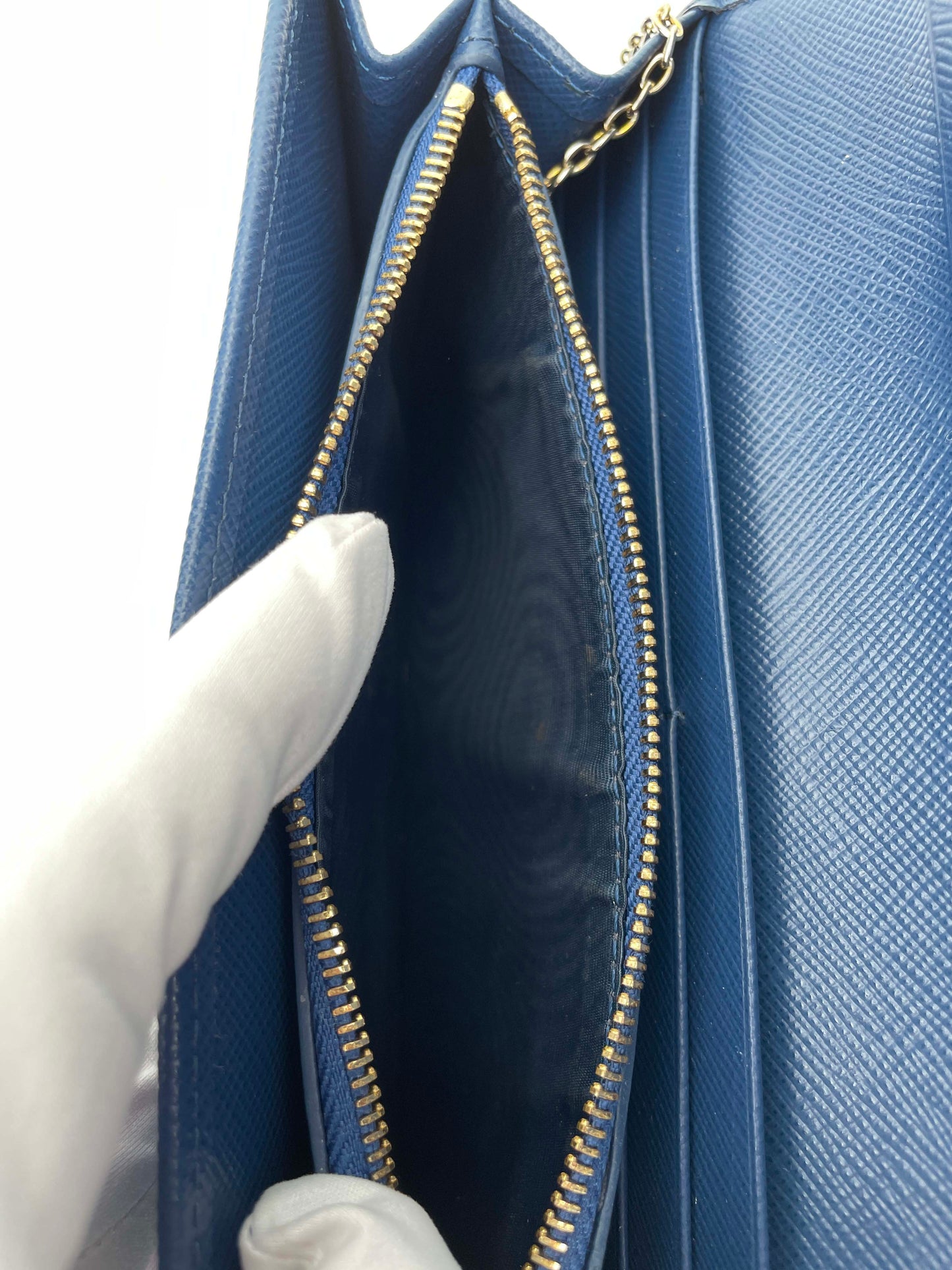 Portafoglio Lampo Metal Baltico Lange Geldbörse - Saffiano Leder