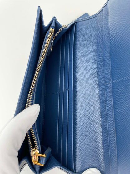 Portafoglio Lampo Metal Baltico Lange Geldbörse - Saffiano Leder