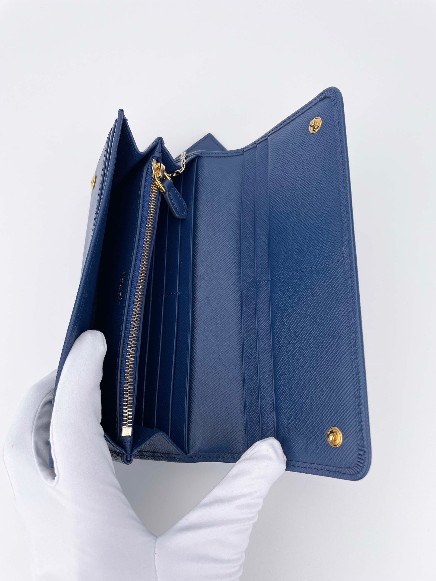 Portafoglio Lampo Metal Baltico Lange Geldbörse - Saffiano Leder