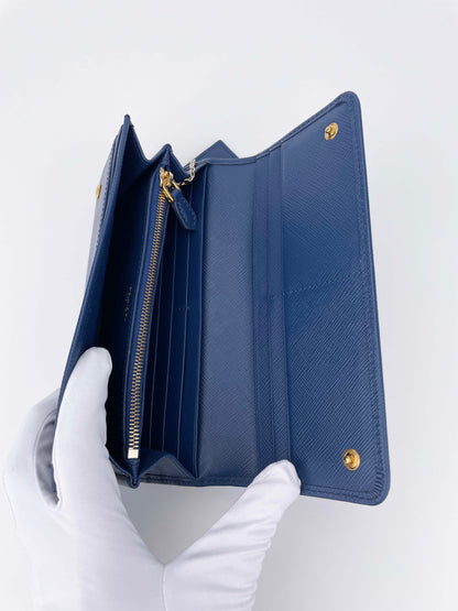 Portafoglio Lampo Metal Baltico Lange Geldbörse - Saffiano Leder